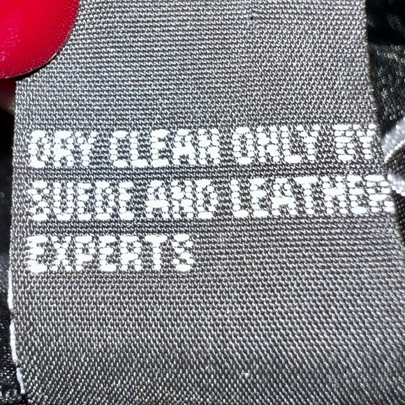 AOC Absence of Color Black Genuine Leather Pants Low Rise Flared Laser Cut 6 - Picture 15 of 15